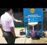 #Mechanized COVID-19 Hand Wash machine