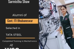 Placement of Sarmistha Shaw in TATA STEEL-2023