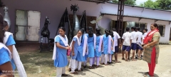 VISIT OF GIRLS CHILDREN FROM GOVT HIGH SCHOOLS